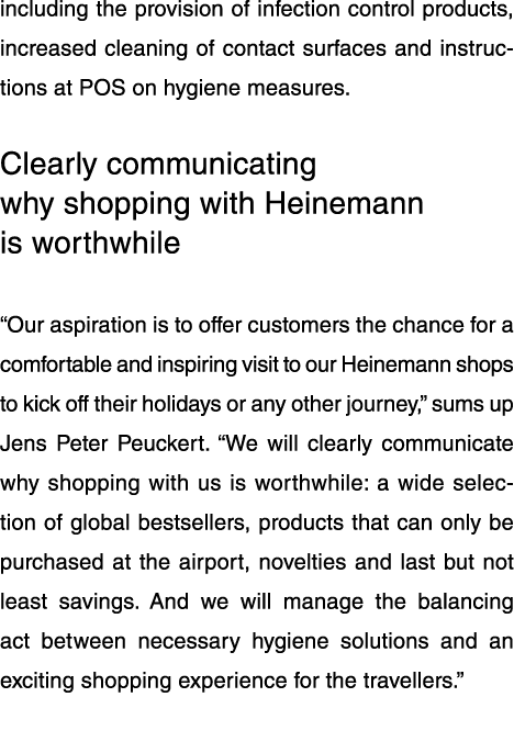 including the provision of infection control products, increased cleaning of contact surfaces and instructions at POS   