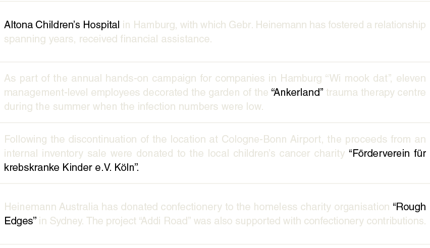 Altona Children s Hospital in Hamburg, with which Gebr  Heinemann has fostered a relationship spanning years, receive   